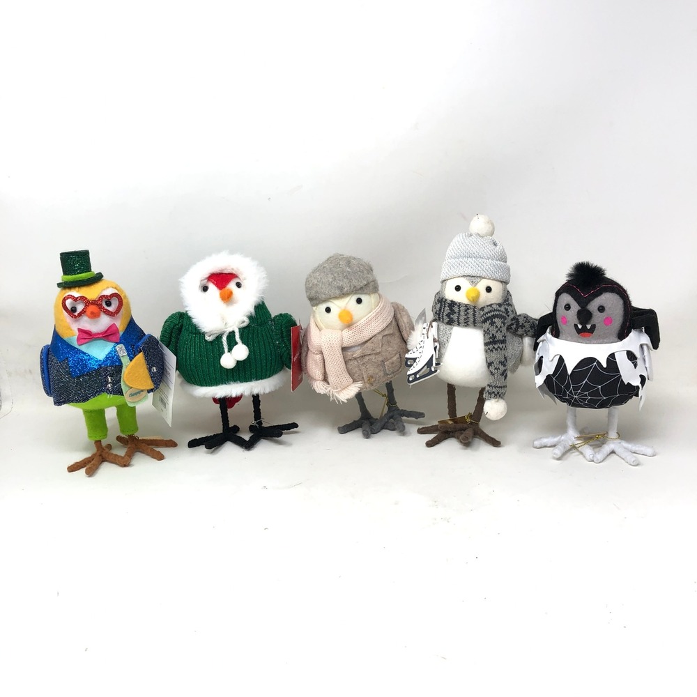 Target Featherly‎ Friends Bird Lot of 5 Mepak Dazzle Rime Ballyhoo Skitter